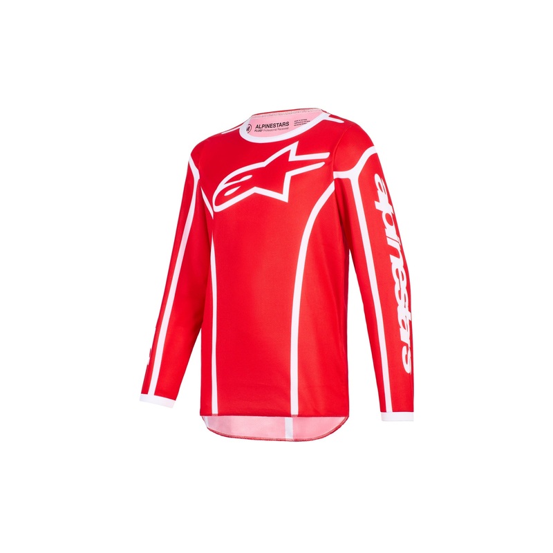 ALPINESTARS 2026 YOUTH FLUID APEX JERSEY – RED WHITE S