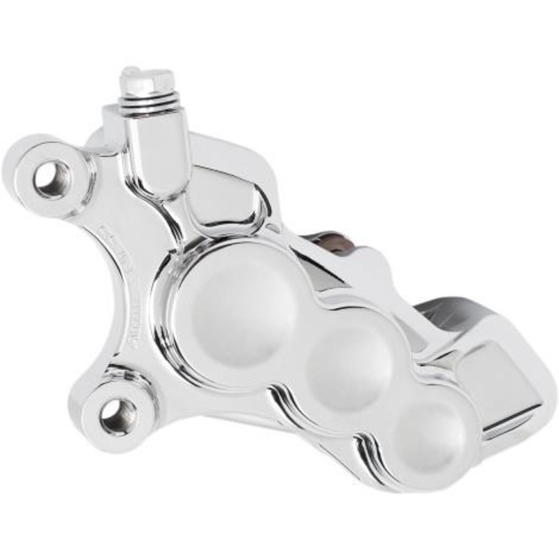 Arlen Ness 4-Piston Brake Front Caliper for 11.8in. Rotors – Chrome 02-222