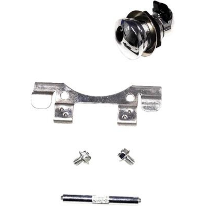 HardDrive Push Button Fuel Door Release Kit – Chrome 370006
