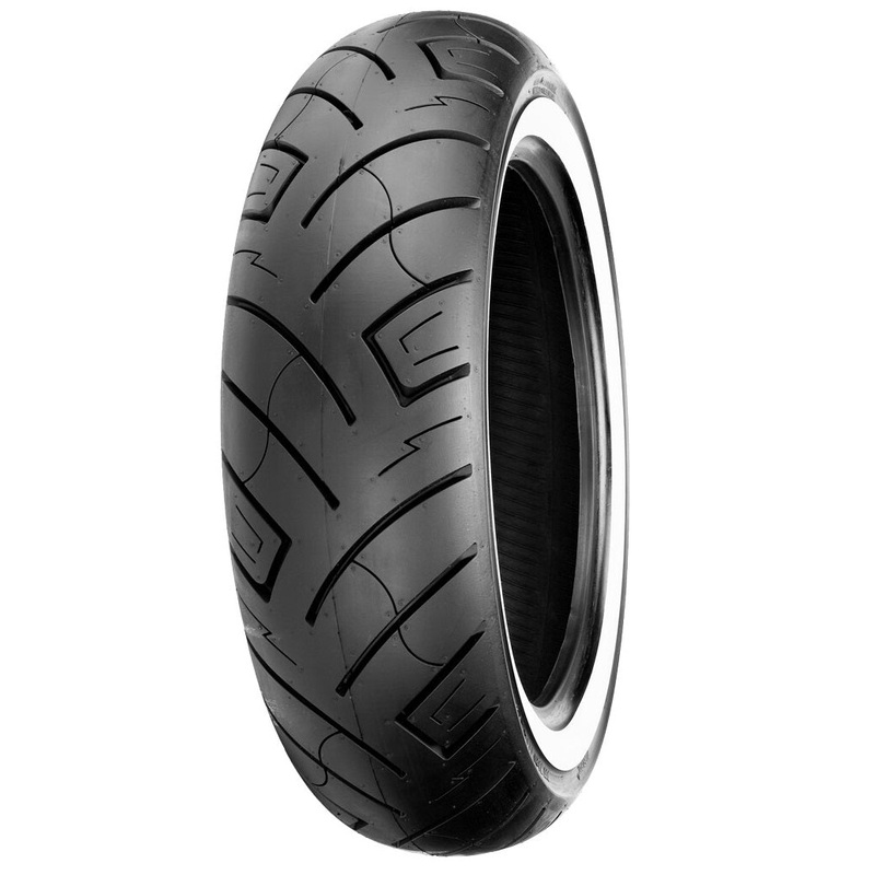 Shinko SR777 White Walls Rear Tire – 130/90B16 H.D. 87-4595