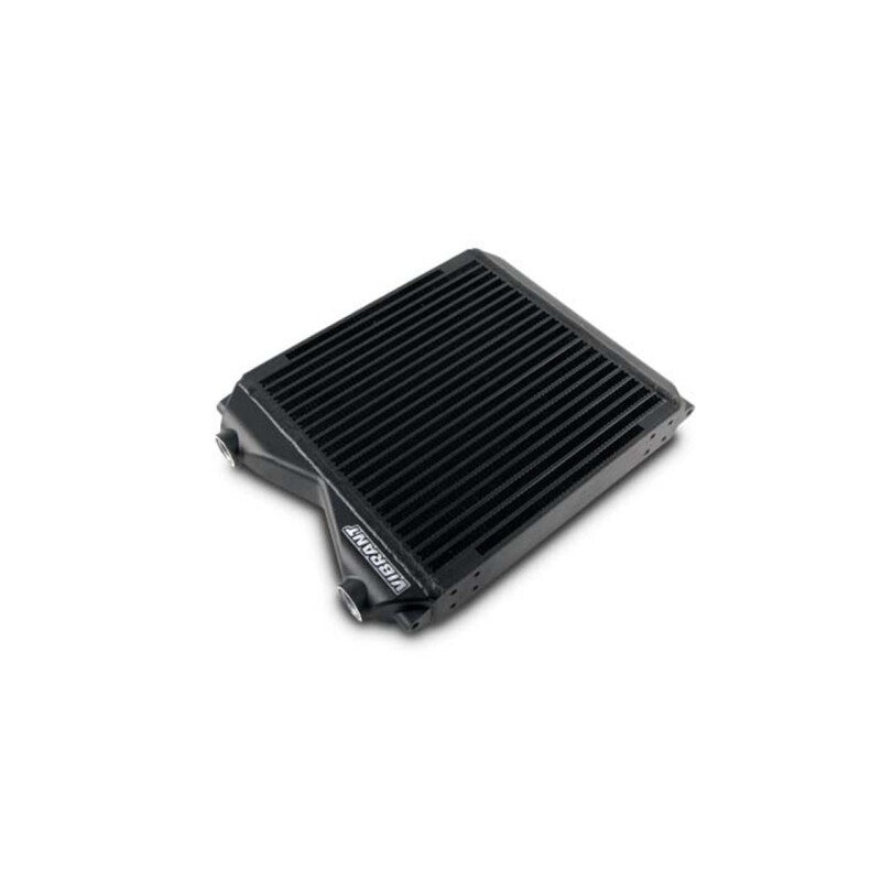 Vibrant Double Pass Oil Cooler Assembly 12in x 12in x 2in