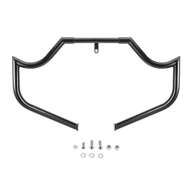 Black engine guard for Harley-Davidson Softail Fat Boy & Breakout