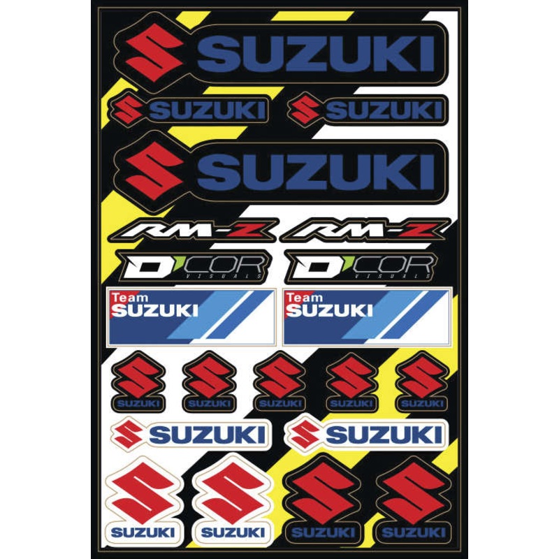 DCOR Decal Sheet – Suzuki 2.0 40-40-104
