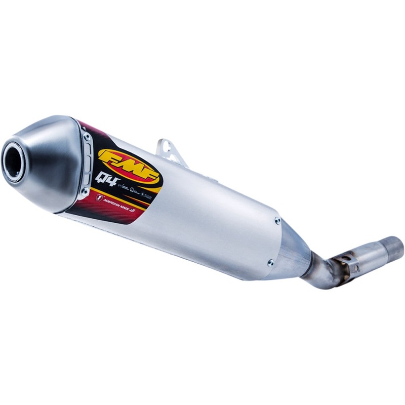 FMF Racing Q4 Spark Arrestor Slip-On – Stainless Midpipe 043380