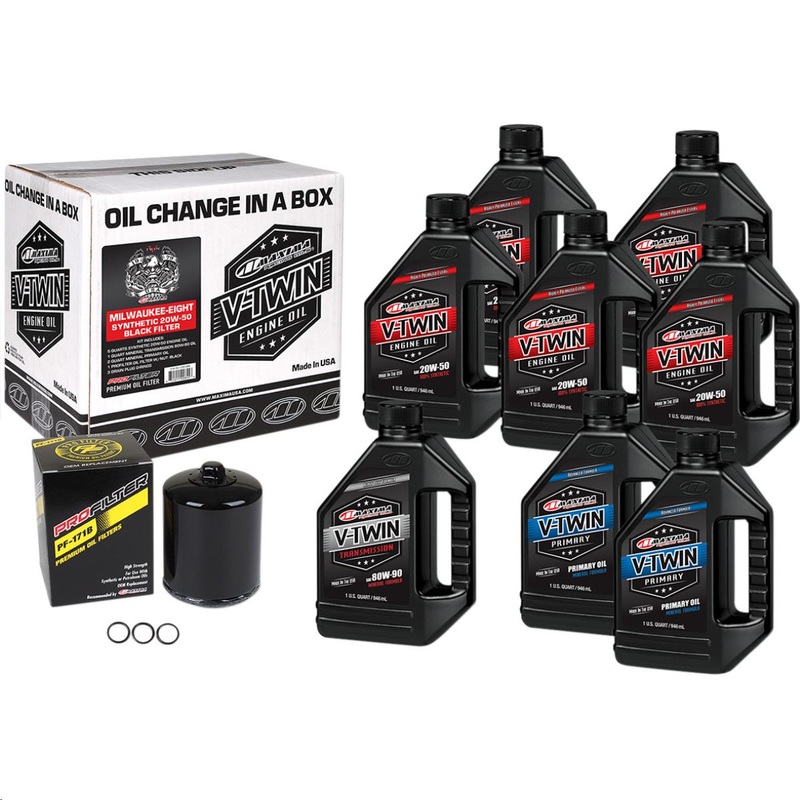 Maxima M-Eight Mineral Oil Change Kit with Black Filter 90-129018PB