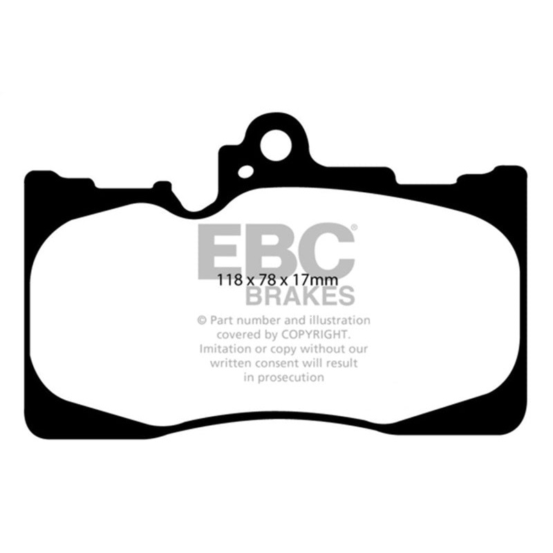 EBC 07-08 Lexus GS350 3.5 RWD Redstuff Front Brake Pads