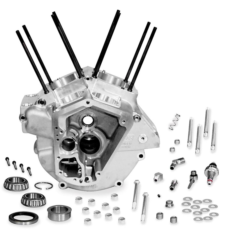 S&S Cycle Super Stock Alternator Style Crankcase – Natural – 3.625in. Bore 31-0004