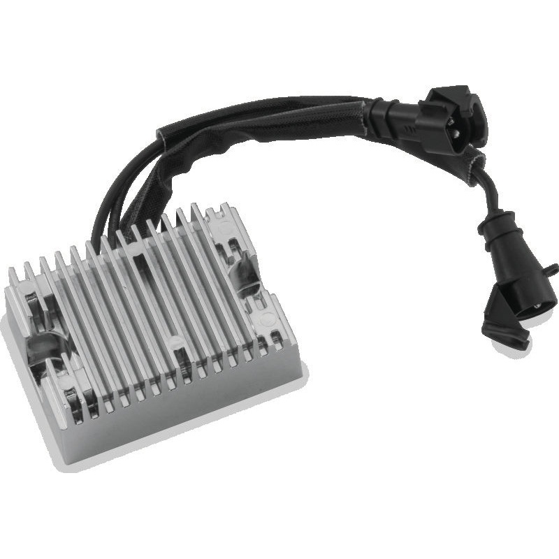 Twin Power 09-13 XL Voltage Regulator Chrome Replaces H-D 74711-08 32 Amp