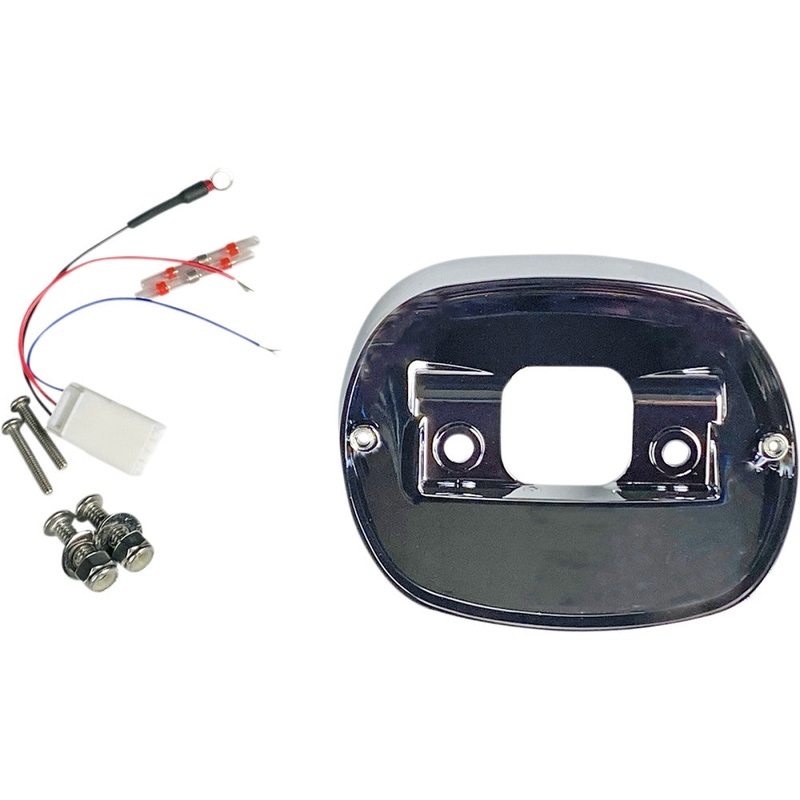 Custom Dynamics Taillight Baseplate – Chrome TL-BASE99-C
