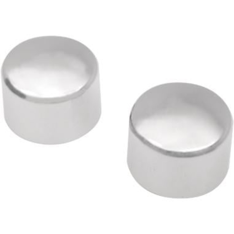Drag Specialties Chrome Axle Caps – Front 16-0217-BC114