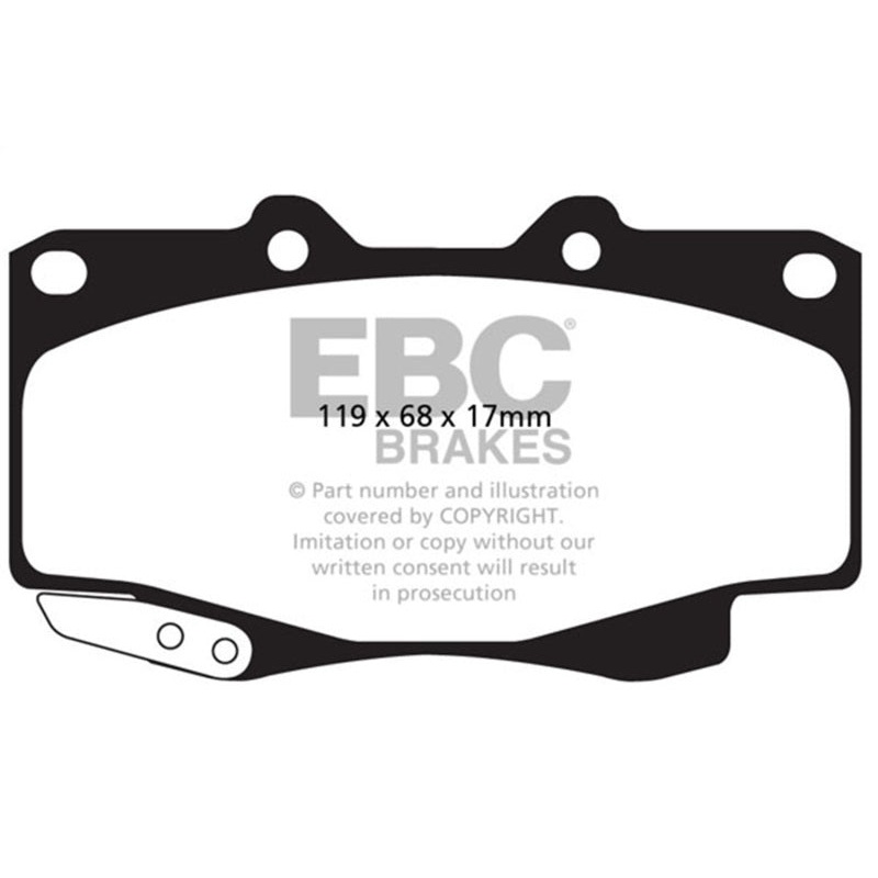 EBC 99-04 Toyota Tacoma 4WD 2.7 Greenstuff Front Brake Pads