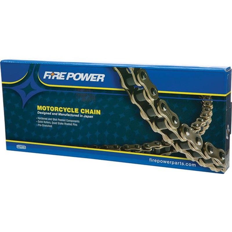 Fire Power 428 Standard Chain – 112 Link – Natural 428FPS-112