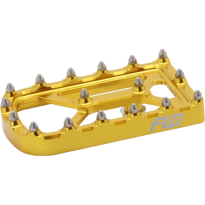 Flo Motorsports Universal Touring Brake Pedal Pad – Gold HDBP-TIP GLD