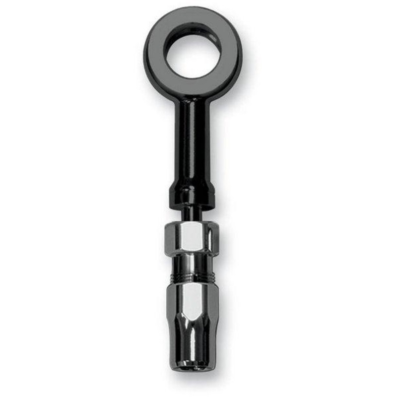 Magnum Build Your Own Brake Line – 10mm 180 Degree Black Chrome Banjo w/ Stainless Fittings 492100