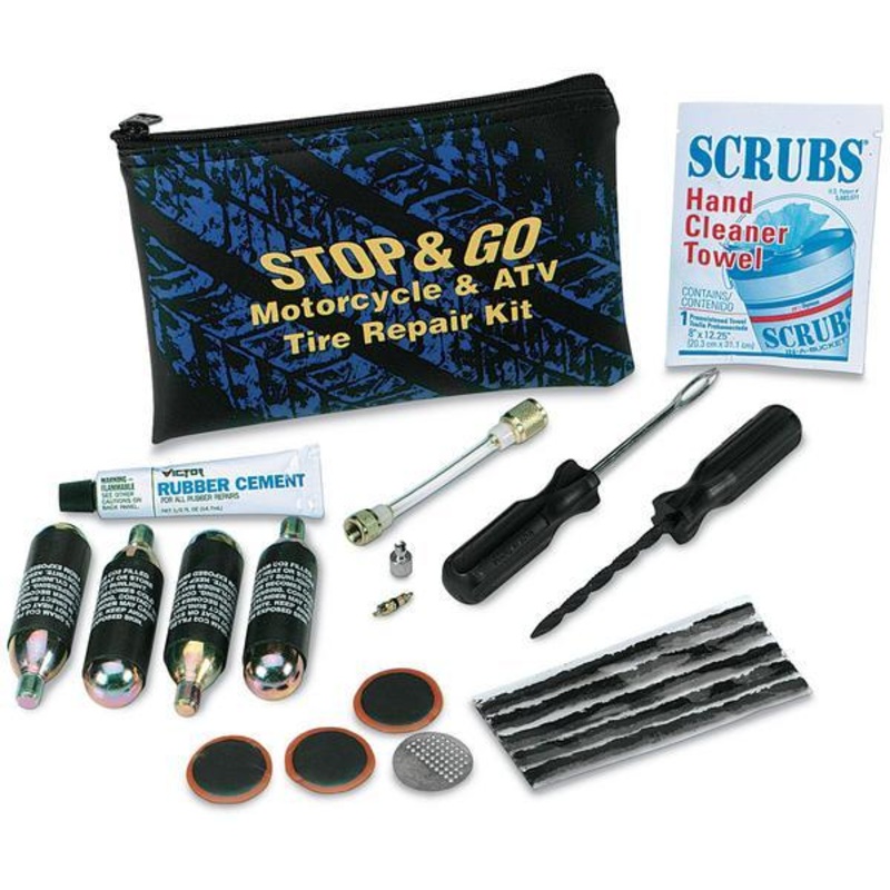 Stop & Go International Motorcycle/ATV CO2 Tire Repair Kit 1066