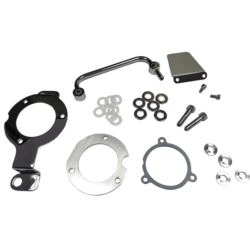 HardDrive M8 Breather Kit – Chrome 120425