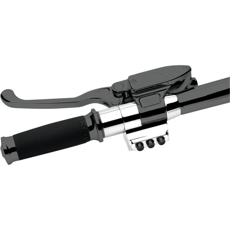 Performance Machine Cable-Actuated Clutch Side Control – Black 0062-2030-B