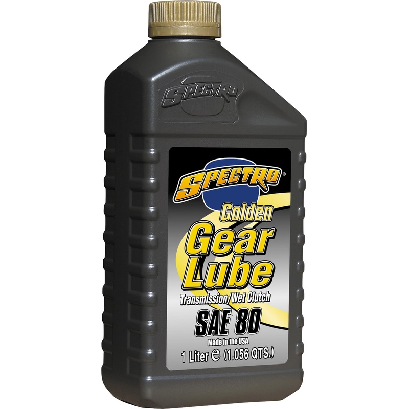 Spectro Golden Motorcycle Gear Lube – 80W –  1lt. – 12/Case L.GSCGL80