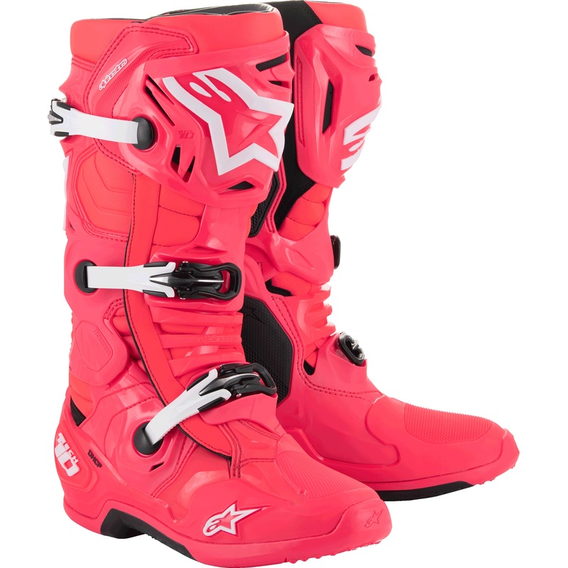 alpine star 482-0003611 Tech 10 Boots Diva Pink/White 11