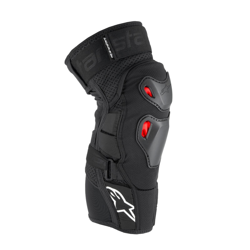 ALPINESTARS BIONIC PRO PLASMA KNEE PROTECTOR – BLACK RED WHITE S/M