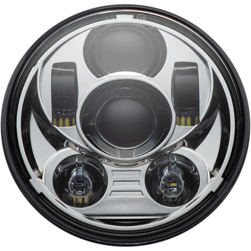 Custom Dynamics LED Headlamp – 5.75in. – Chrome CD-575-C