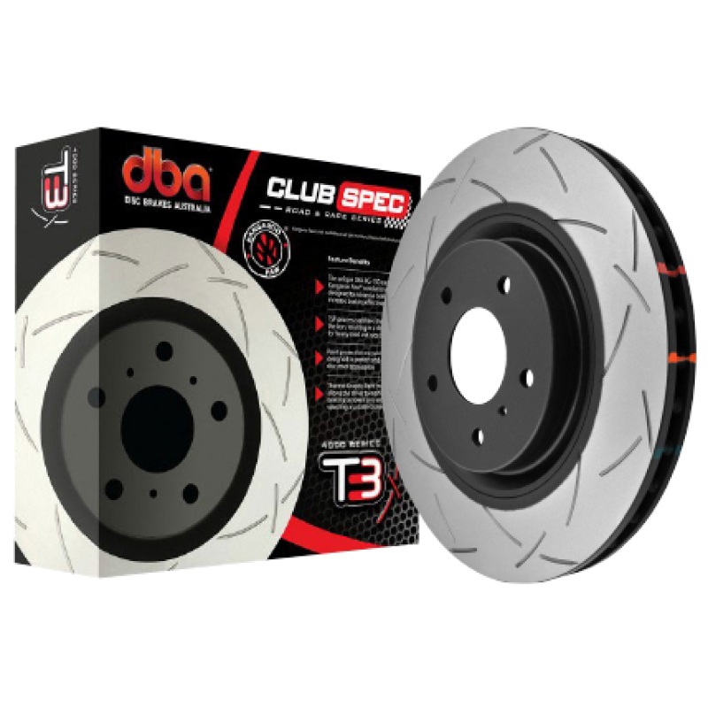 DBA 2020+ Chevrolet Corvette C8 J55 Z51 Front Slotted 4000 Series Rotor