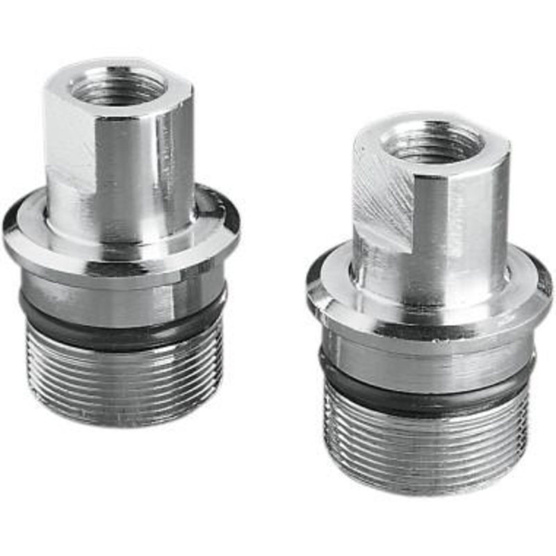 Drag Specialties Chrome Upper Fork Tube Plugs 23-0213-BC114