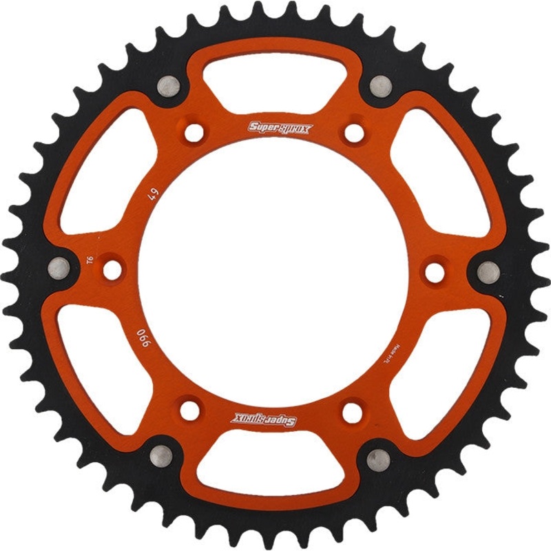 Supersprox Stealth Rear Sprocket – 49T RST-990-49-ORG
