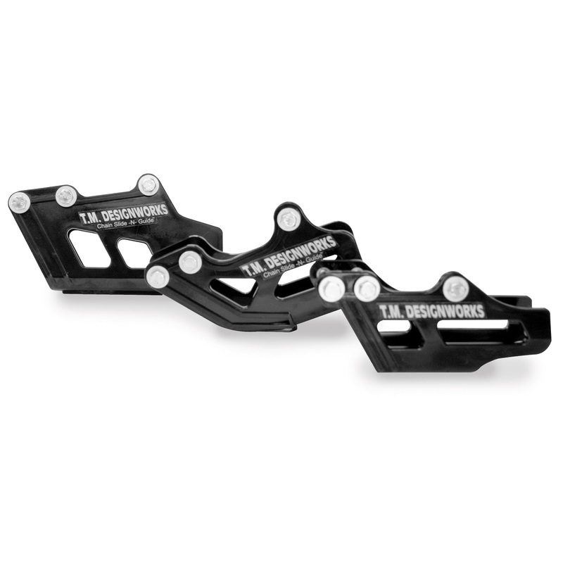 T.M. Designworks Factory Edition 2 Rear Chain Guide – Black RCG-YZ3-BK