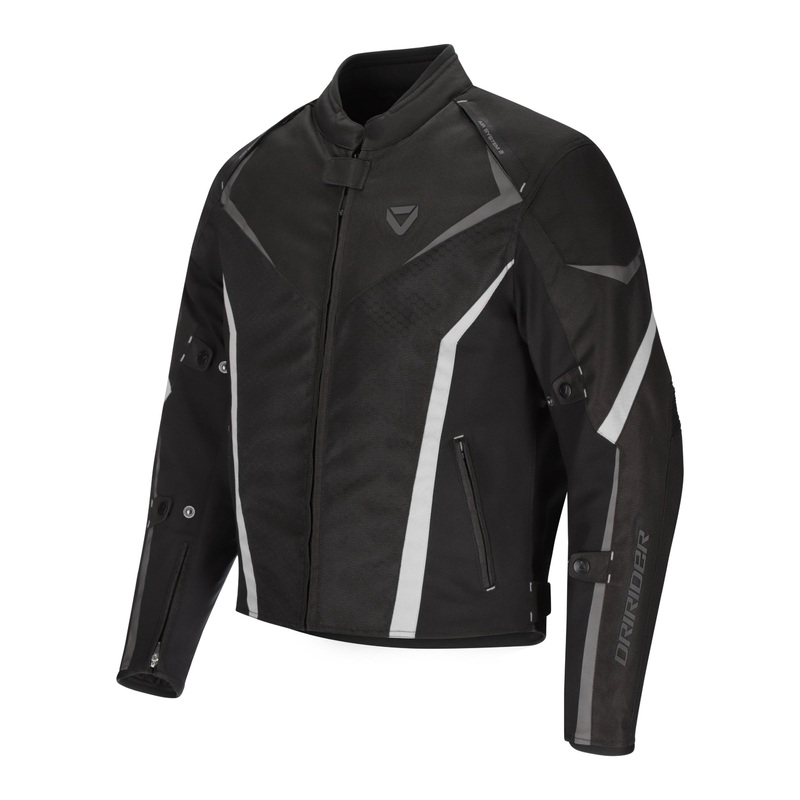 DRIRIDER ORIGIN 2 JACKET – BLACK/WHITE XS