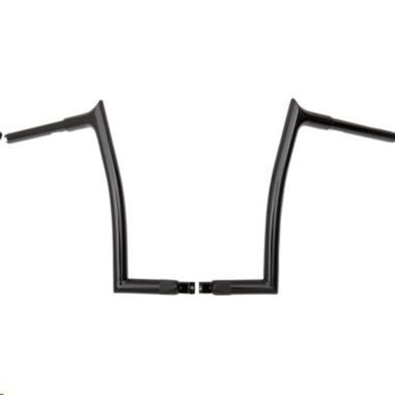 Fat Baggers, Inc. 1-1/4in. EZ Install Pointed Top Handlebars – Gloss Black 906014-B