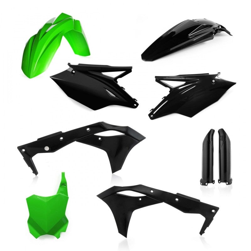Acerbis 18-20 Kawasaki KX250F/ KX250 Full Plastic Kit – Green/Black