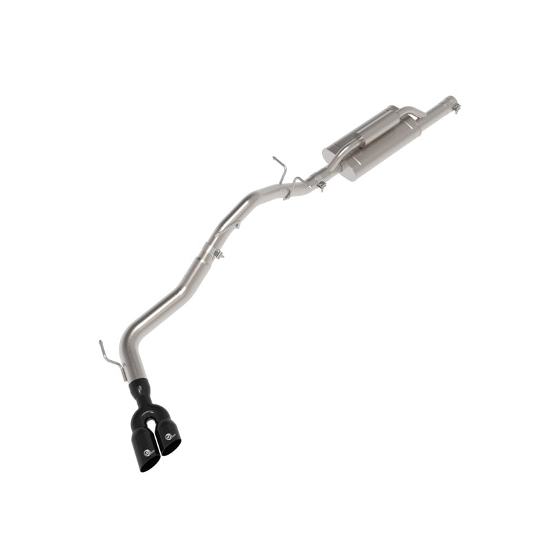 aFe 2024+ Ford Ranger L4-2.3L (t) Vulcan Series 2.5in to 3in Cat-Back Exhaust w/ Black Tip