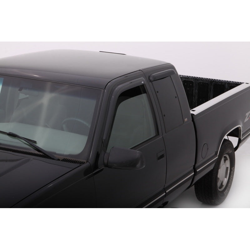 AVS 88-99 Chevy CK Ext. Cab Ventvisor Outside Mount Window Deflectors 4pc – Smoke