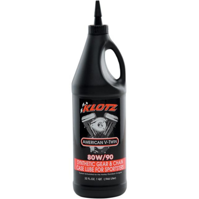 Klotz Oil Sportster Gear and Chain Case Lubricant – 75W80 – 1qt. KH-S80