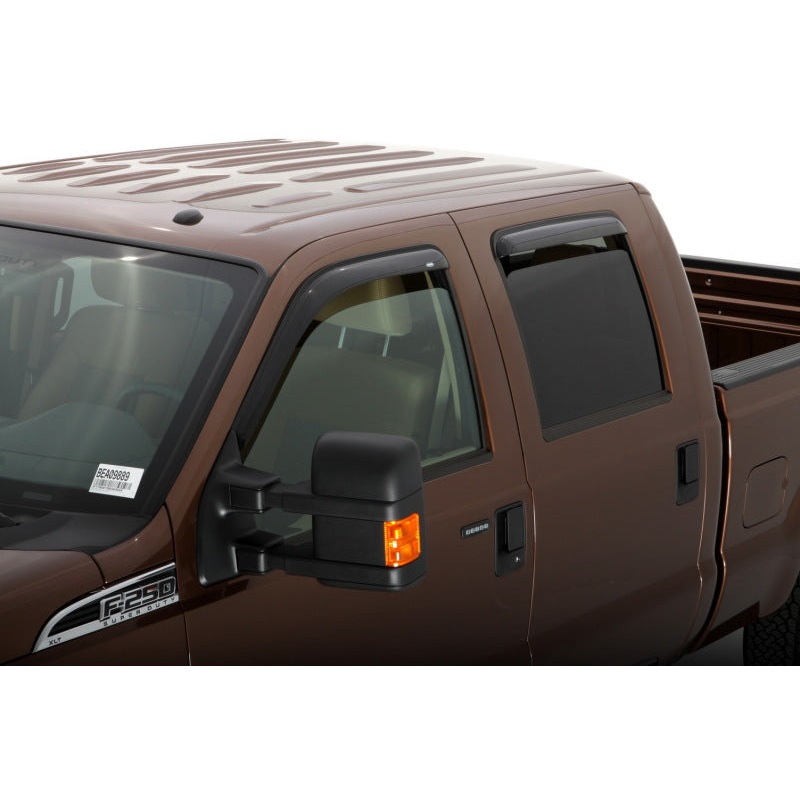 AVS 99-16 Ford F-250 Supercab Ventvisor Outside Mount Window Deflectors 4pc – Smoke
