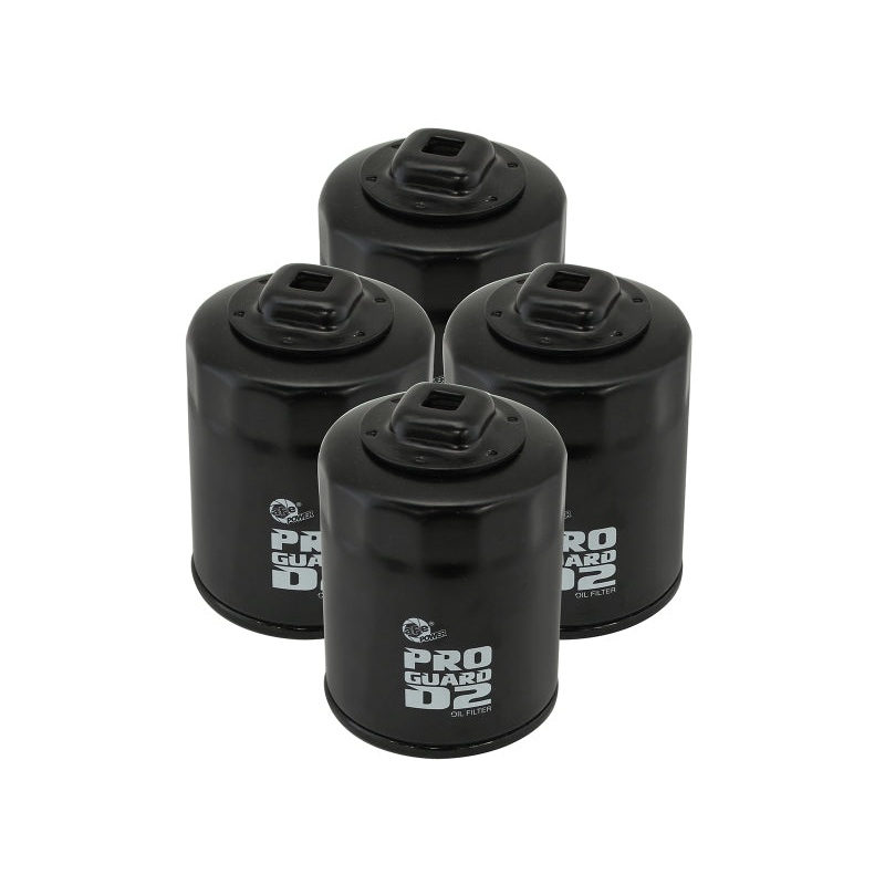 aFe Pro GUARD D2 Oil Filter 99-14 Nissan Trucks / 01-15 Honda Cars (4 Pack)