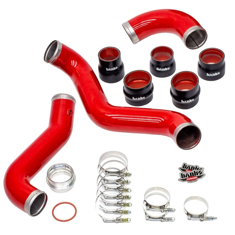 Banks Power 17-19 Chevy/GMC 2500HD/3500HD Diesel 6.6L Boost Tube Upgrade Kit – Red
