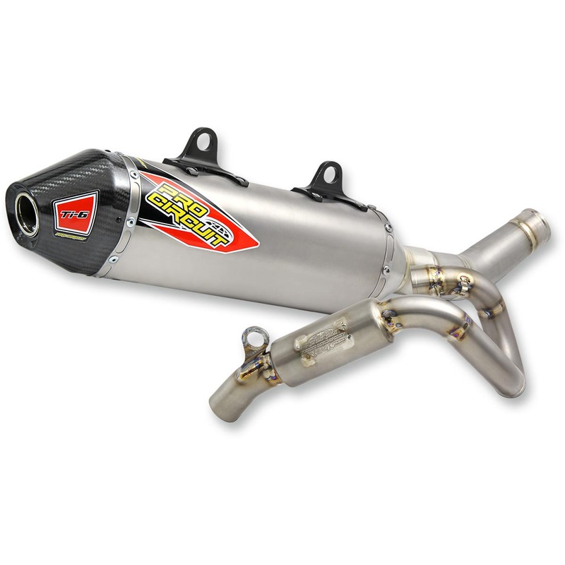 Pro Circuit Ti-6 Exhaust System – Carbon End Cap 0351725F
