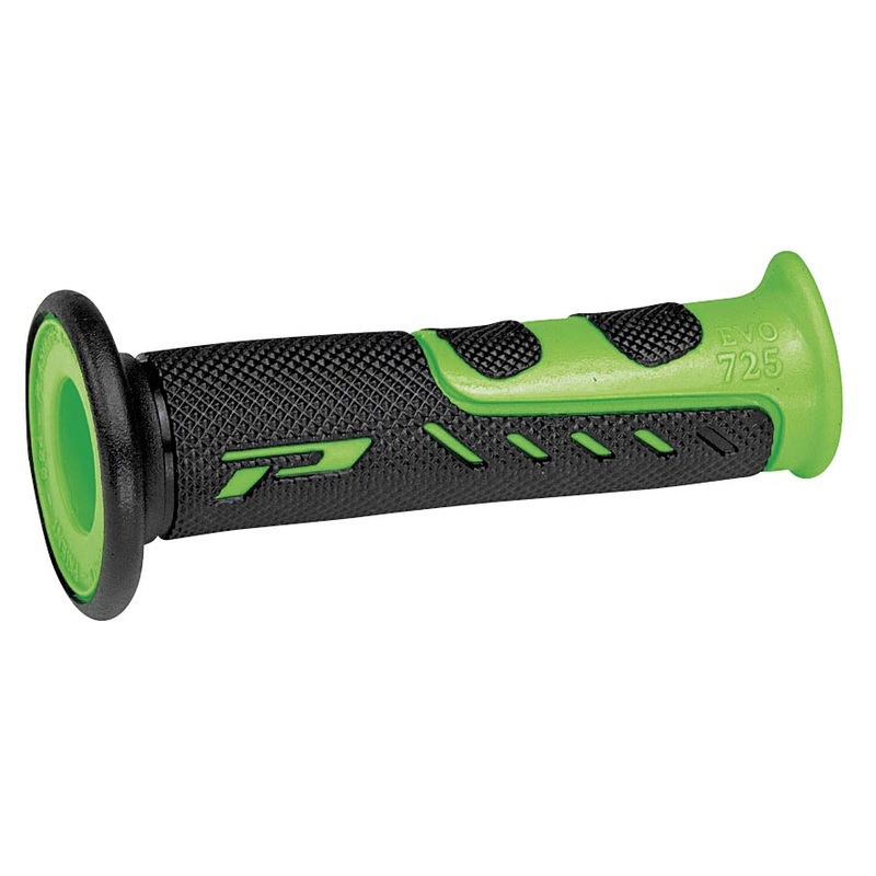Pro Grip 725 EVO Molded Gel Grips – Black/Green 725EVO GNBK