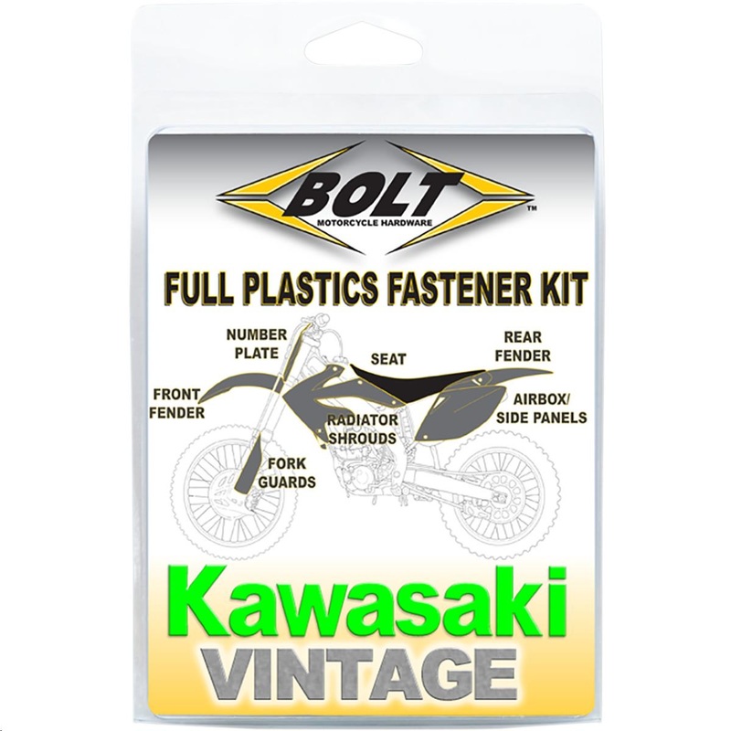 Bolt MC Hardware Plastic Fastener Kit KAW-9497104